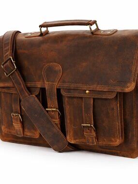 Artizanni Genuine Leather Duffle Bag, Women's Mens Travel Bag, Overnight Bag